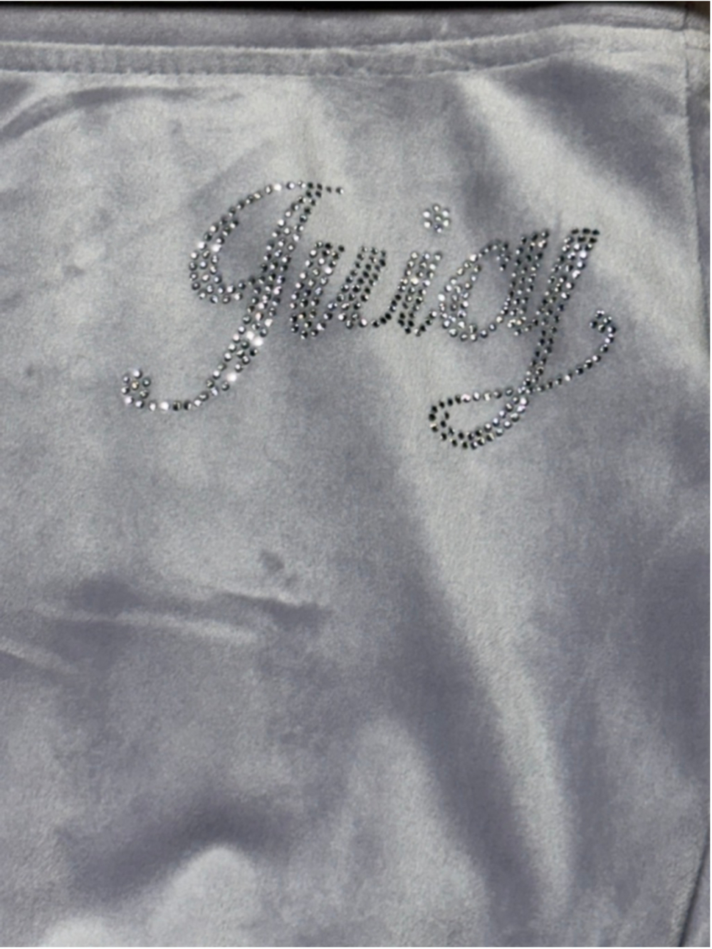 Juicy Couture OG Bling Velour Hoodie Pants Tracksuit - Lavender Haze SZ MED NWT - Picture 6 of 11